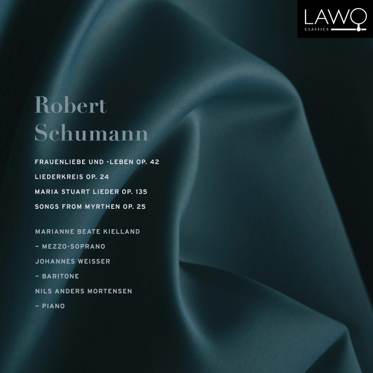 Platecover for Kielland og Weisser som synger Robert Schumann