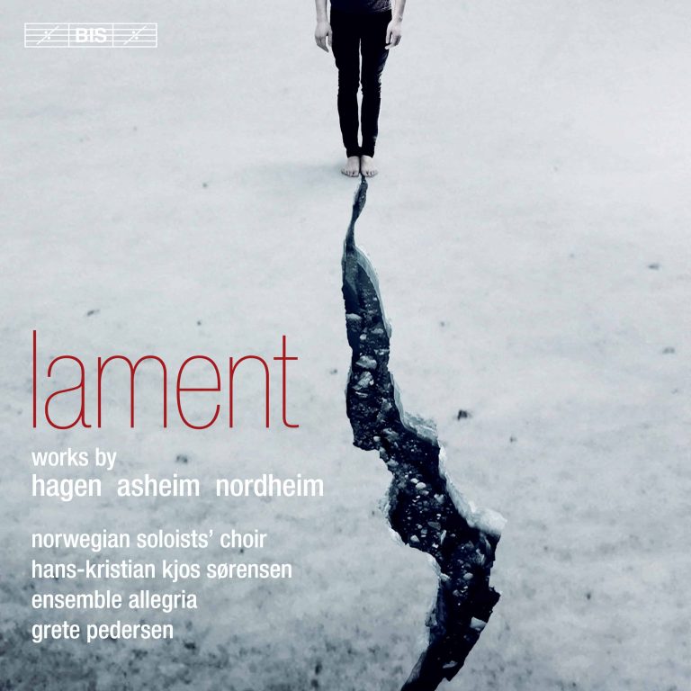 Platecover for Lament, Solistkoret synger Hagen, Asheim og Nordheim