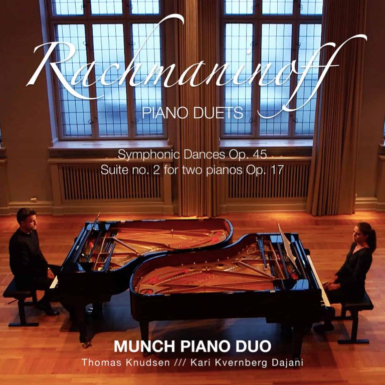 Platecover for Rachmaninov med Munch Piano Duo