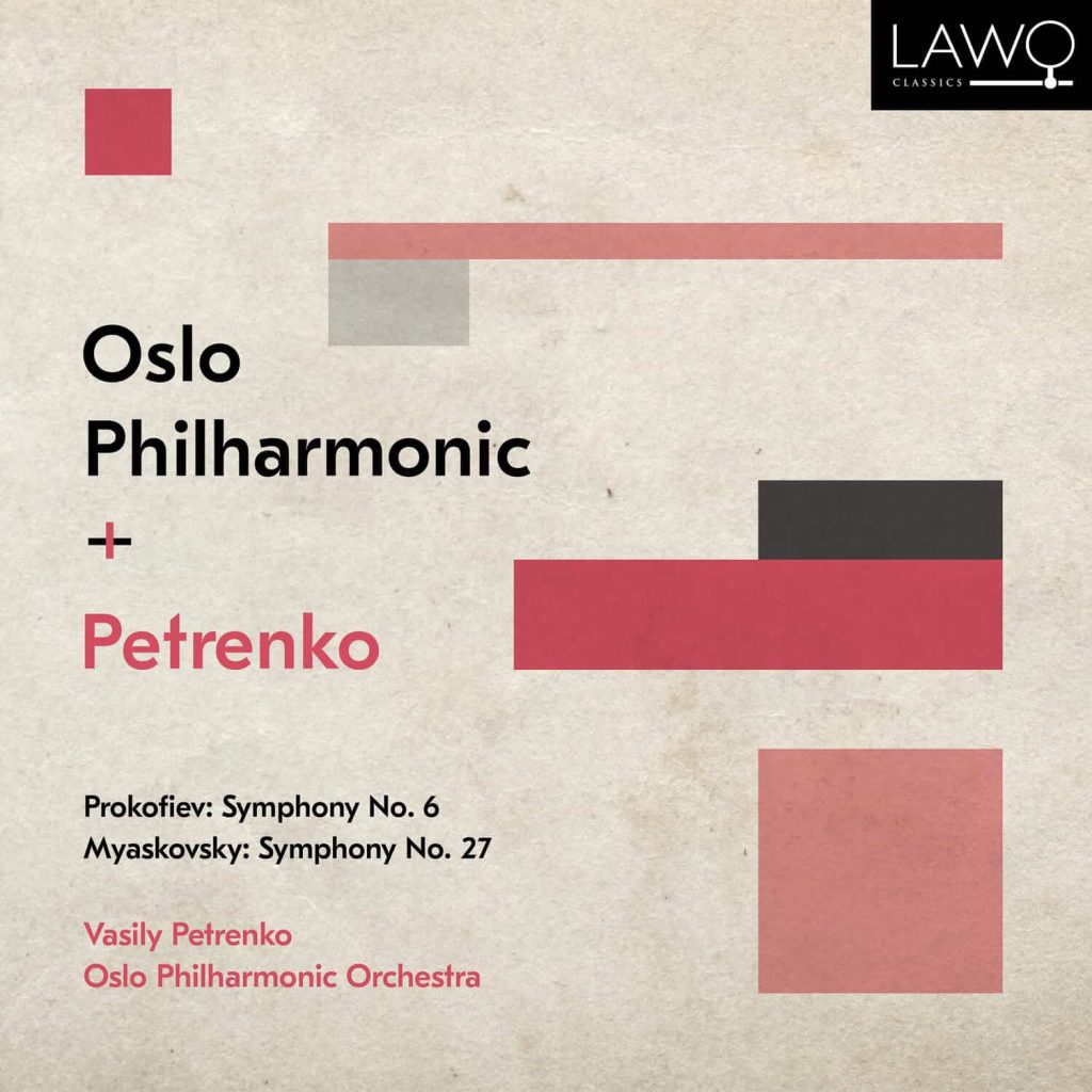 Platecover for Oslofilharmonien som spiller Prokofjev og Mjaskovskij
